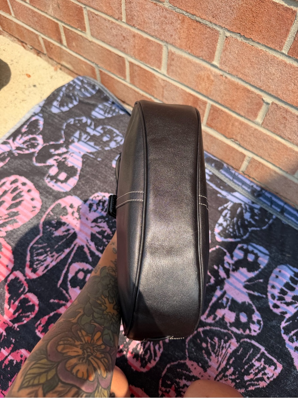 NWT Vintage Coach Black Leather Hampton Hobo Bag - Picture 4 of 6